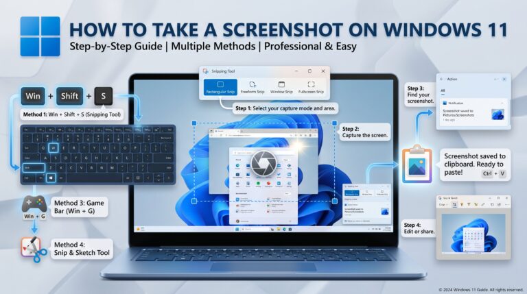 How to take a screenshot on Windows 11 - 7 easy methods including Print Screen, Snipping Tool, and Game Bar
