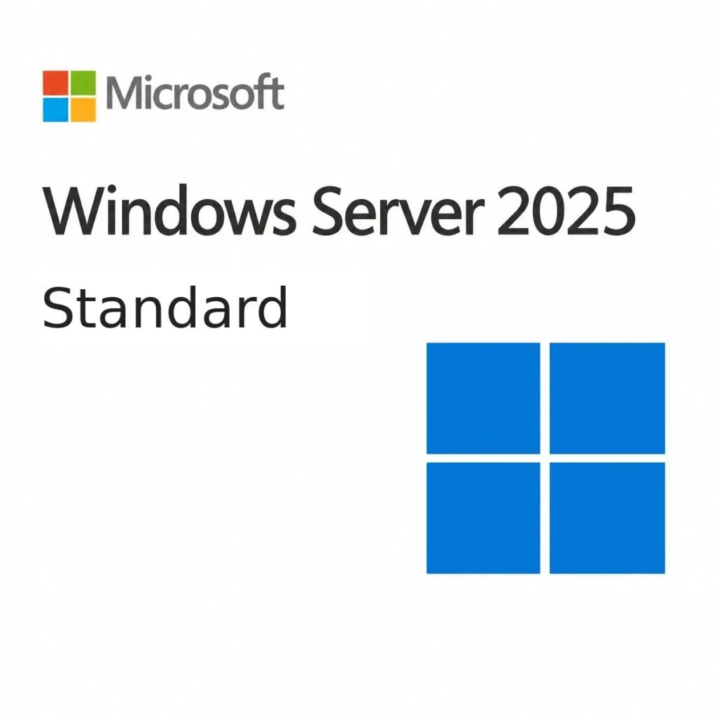Microsoft Windows Server 2025 Standard License – Genuine activation key for small to medium businesses, physical servers, and light virtualization in the USA and Canada.