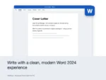 Microsoft Word 2024 for PC – Write with a clean, modern Word 2024 experience