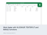 Microsoft Excel 2024 for PC – Work faster with XLOOKUP, TEXTSPLIT and IMAGE functions