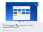 Microsoft Windows 11 Home – A fresh, centered Start menu and modern design in Windows 11